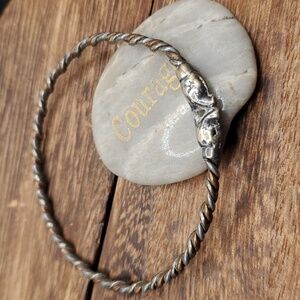 Winters raven medieval sterling and bronze bracelet B2915